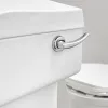 The white toilet has a smooth glaze and is easy to clean. It is a classic model for household bathrooms Application Scenario